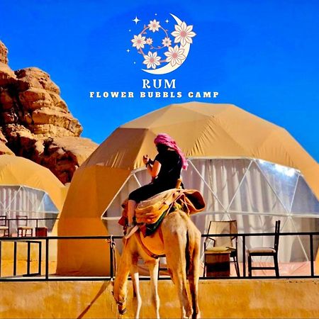 Rum Flower Bubbles Luxury Camp Wadi Rum Exteriér fotografie