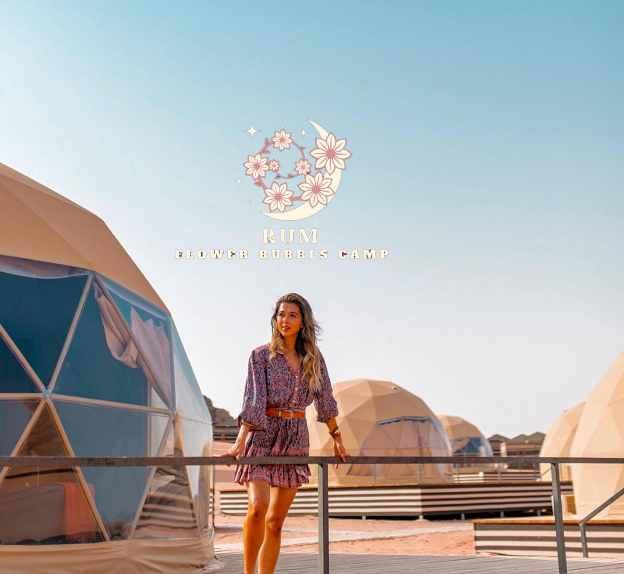 Rum Flower Bubbles Luxury Camp Wadi Rum Exteriér fotografie