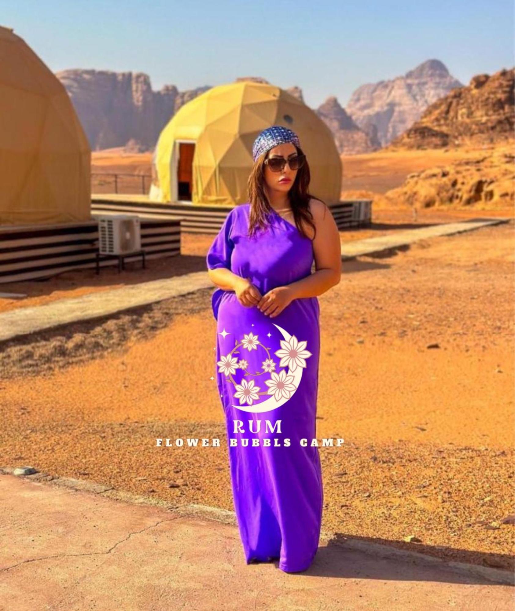Rum Flower Bubbles Luxury Camp Wadi Rum Exteriér fotografie