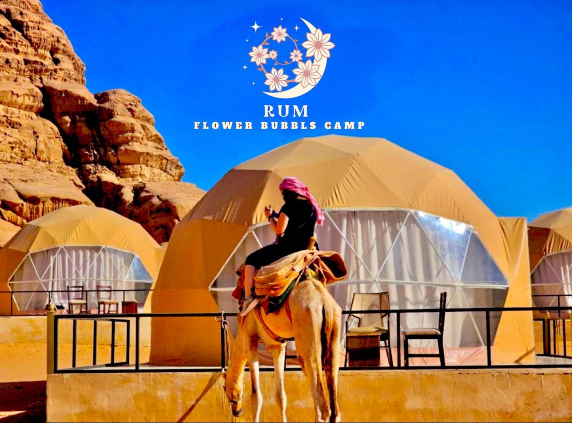 Rum Flower Bubbles Luxury Camp Wadi Rum Exteriér fotografie
