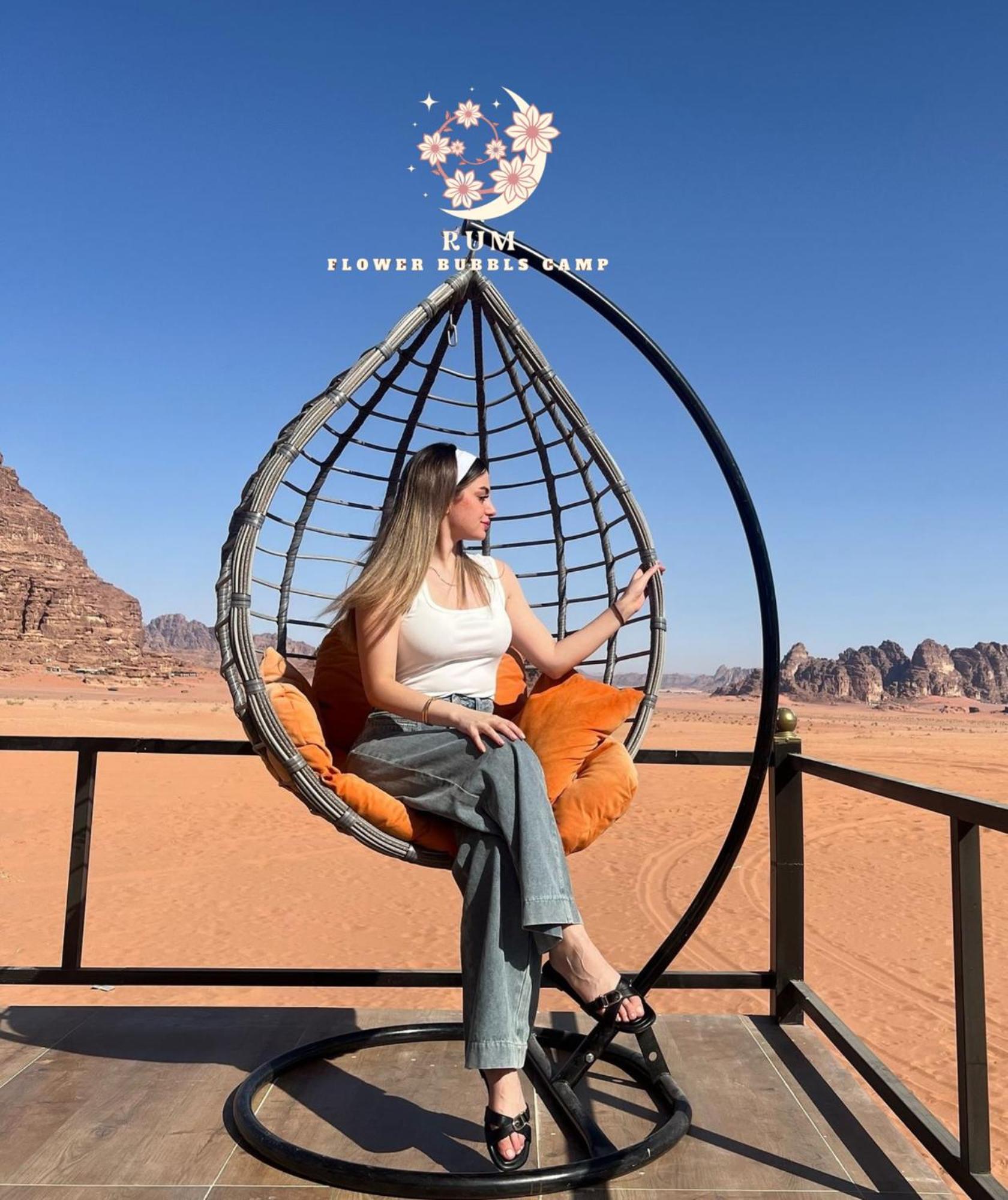 Rum Flower Bubbles Luxury Camp Wadi Rum Exteriér fotografie