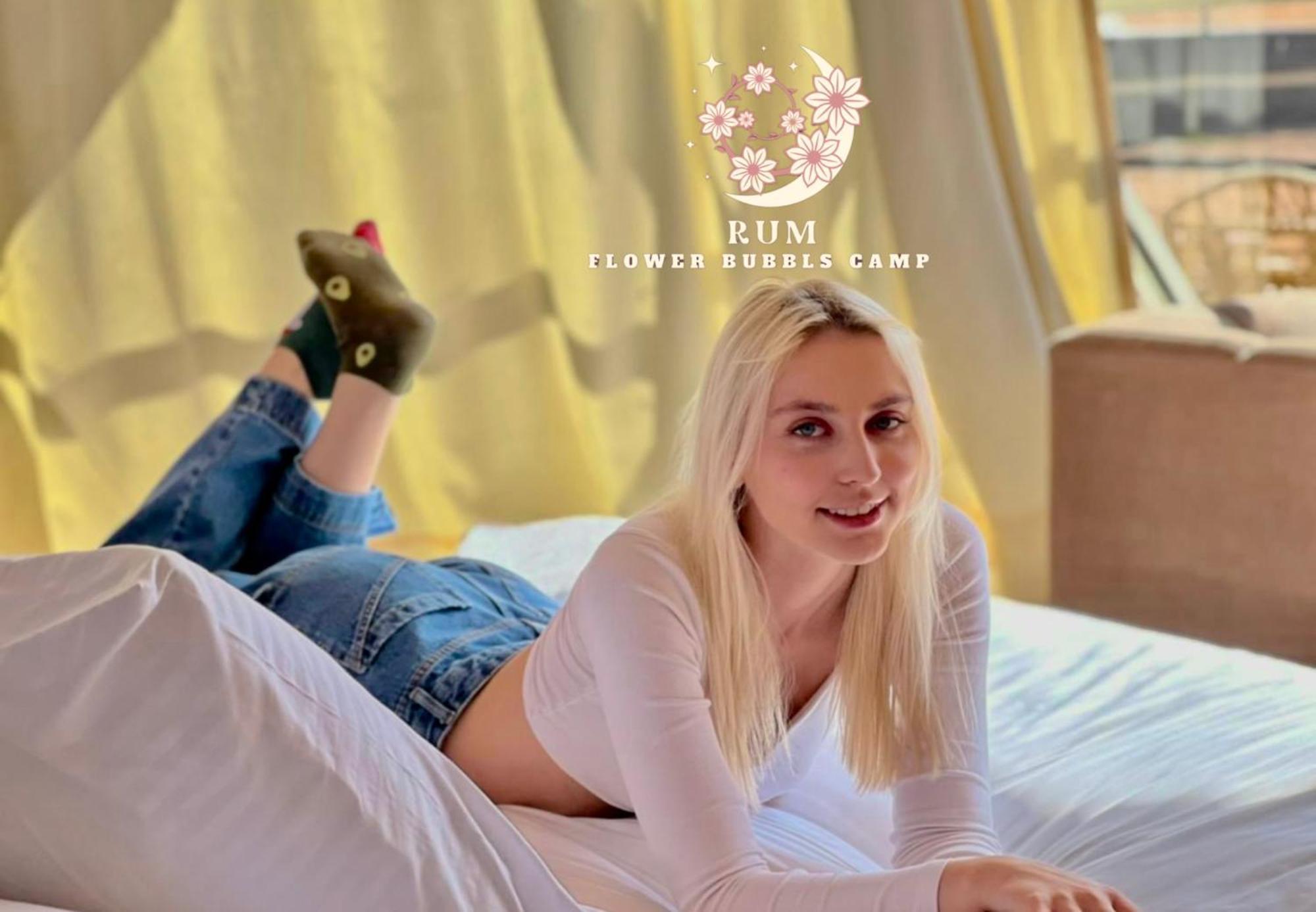Rum Flower Bubbles Luxury Camp Wadi Rum Exteriér fotografie